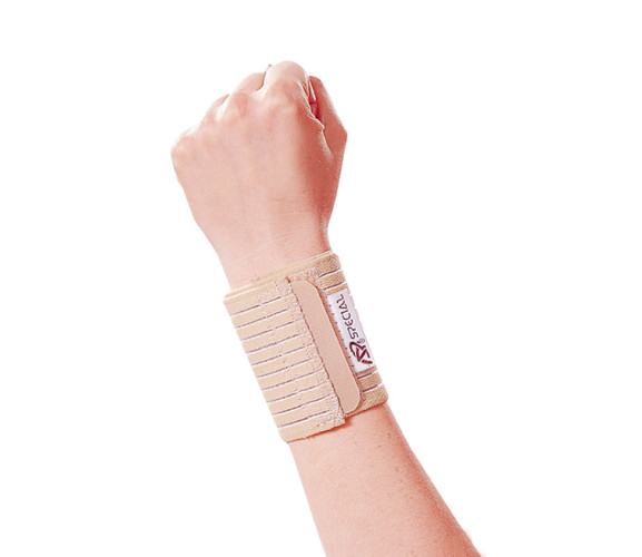 Elastyczny stabilizator nadgarstka, zapinany