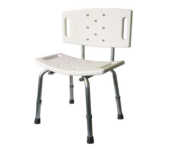 Krzesło prysznicowe z oparciem