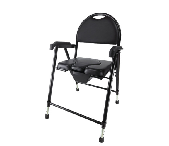 Krzesło toaletowe tapicerowane – składane